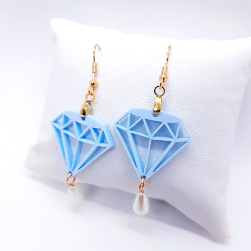 Girl's Best Friend Diamond Theme Earrings